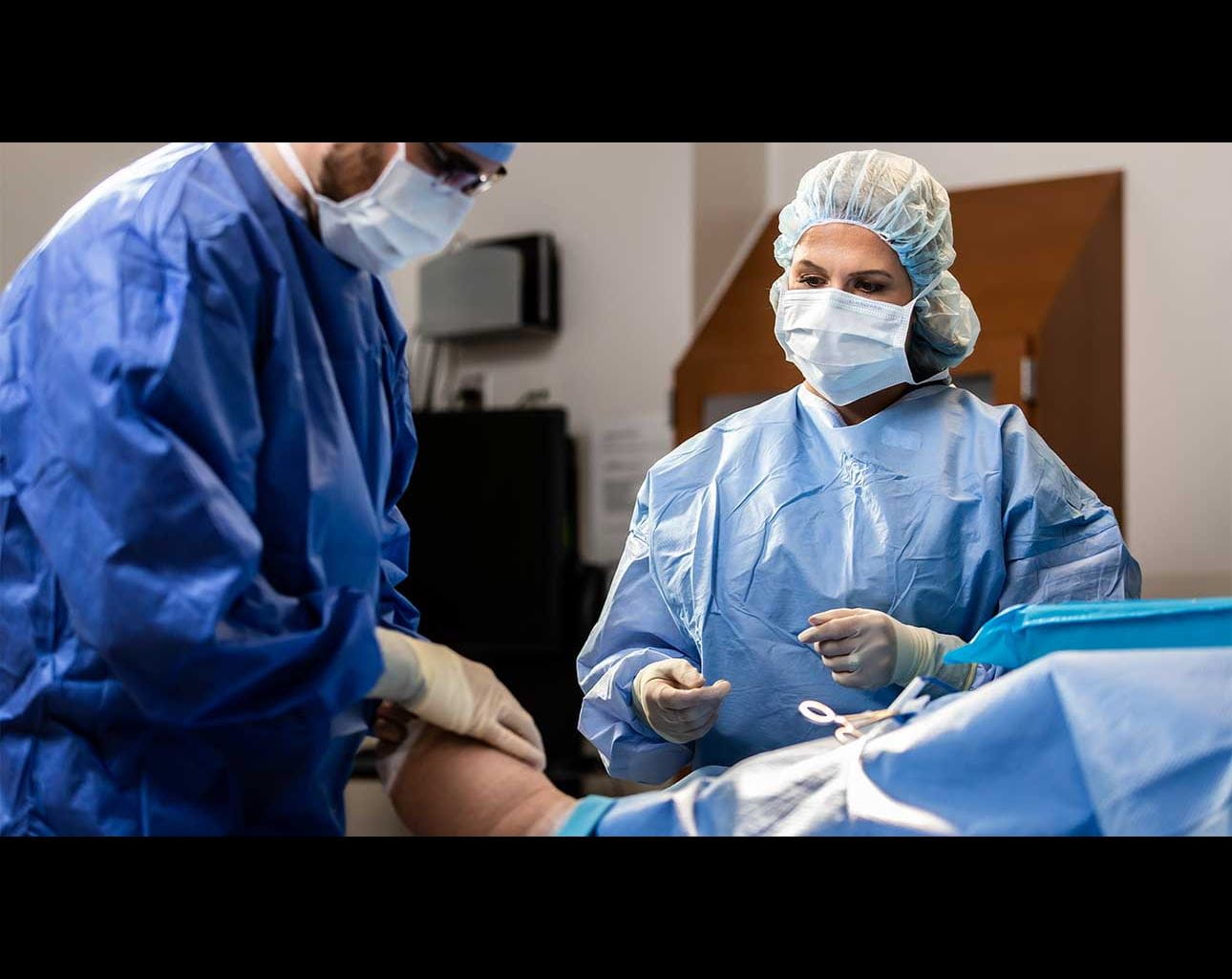 doctor performing a surgery