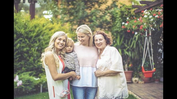 women - family