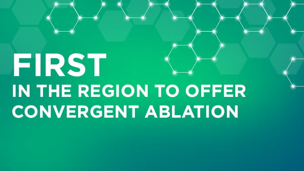First to offer convergent albation