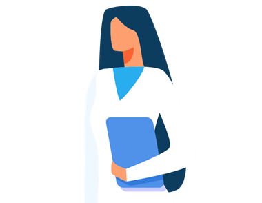female doctor illustration